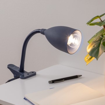 Atmosphera - Lamppu kiinnikkeellä SILY 1xE14/7W/230V sininen