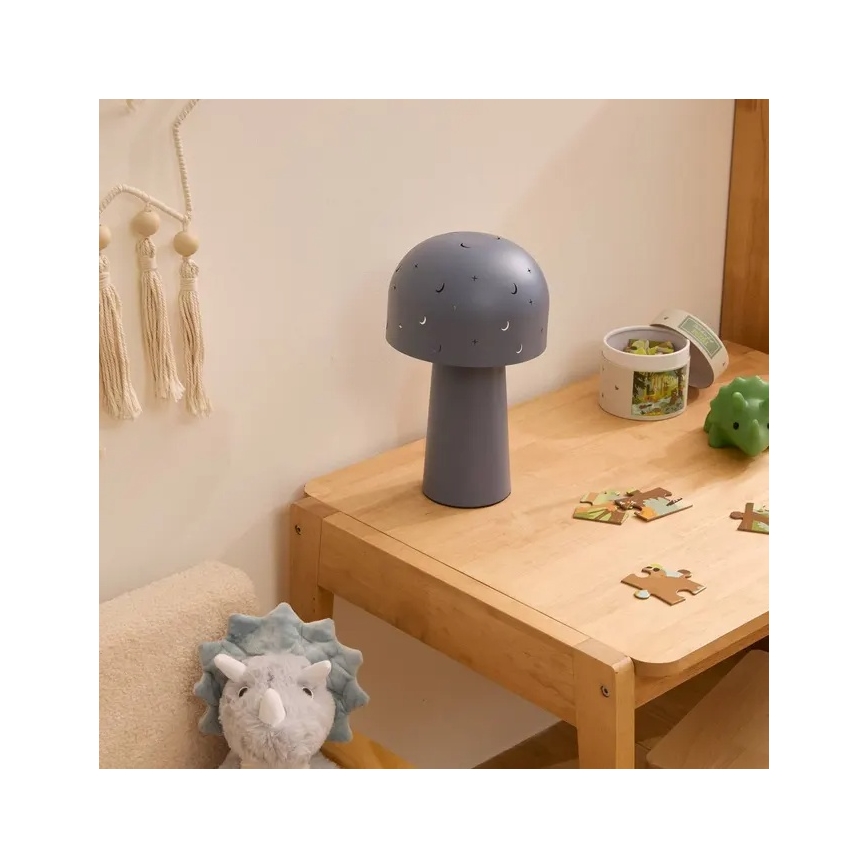 Atmosphera - Lasten pöytävalaisin STARRY MUSHROOM 1xE14/25W/230V sininen