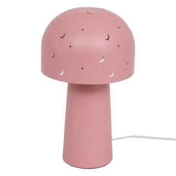 Atmosphera - Lasten pöytävalaisin STARRY MUSHROOM 1xE14/25W/230V vaaleanpunainen