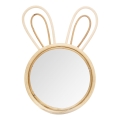 Atmosphera - Lasten seinäpeili RABBIT 37x24 cm bambu