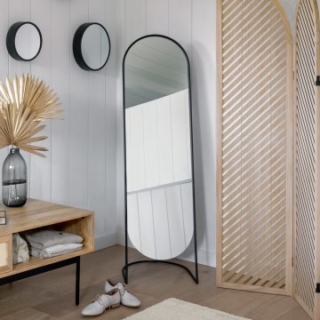 Atmosphera - Lattiapeili JEF 136x39,5 cm musta