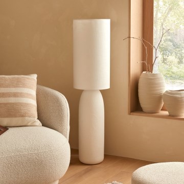 Atmosphera - Lattiavalaisin KEYAH 1xE27/40W/230V 111 cm valkoinen