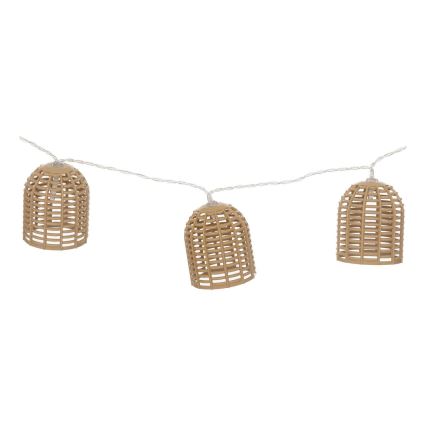 Atmosphera - LED-aurinkokäyttöinen koristevalosarja AIA 10xLED 3,35m IP44 lämminvalkoinen 1500 mAh