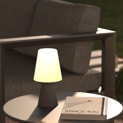 Atmosphera - LED himmennettävä ulkokäyttöön tarkoitettu kosketuspöytälamppu WIZA LED/5V 2400 mAh 23 cm IP44