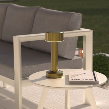 Atmosphera - LED ladattava ulkokäyttöön tarkoitettu kosketuspöytävalaisin HALTO LED/3,7V 1800 mAh IP44