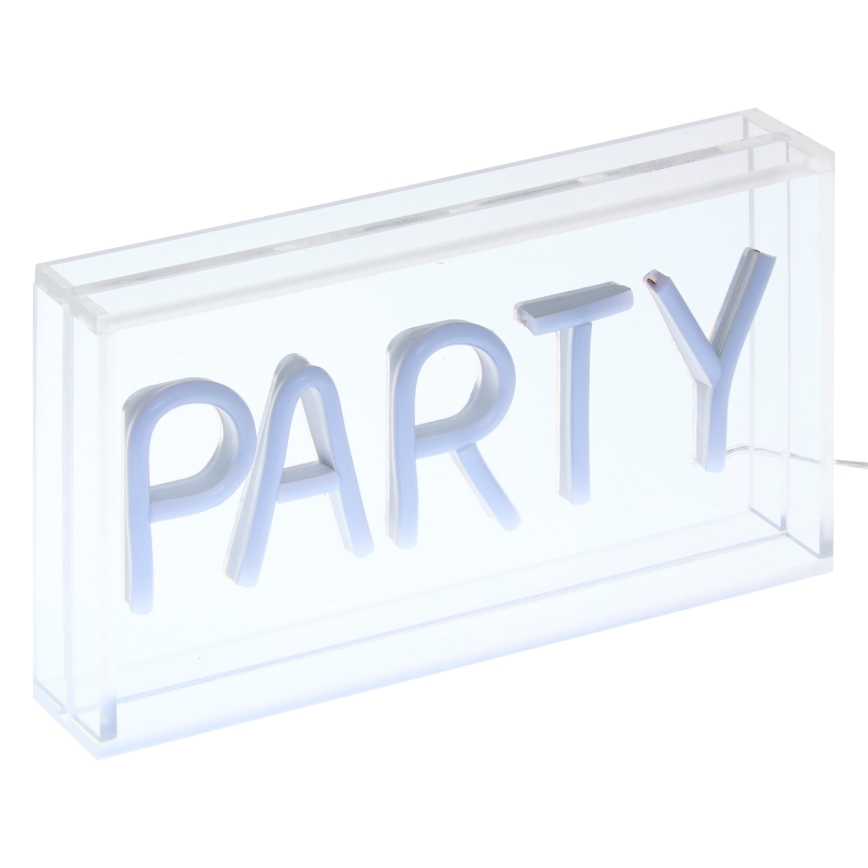 Atmosphera - LED-neonpöytäkoriste PARTY LED/5V
