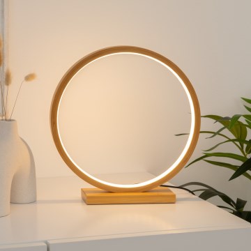 Atmosphera - LED-pöytävalaisin STELA LED/2,7W/230V bambu