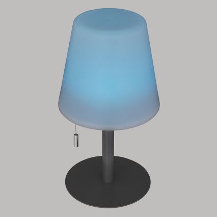 Atmosphera - LED RGBW Ladattava ulko pöytävalaisin ZACK LED/3,7V 1200 mAh IP44 musta