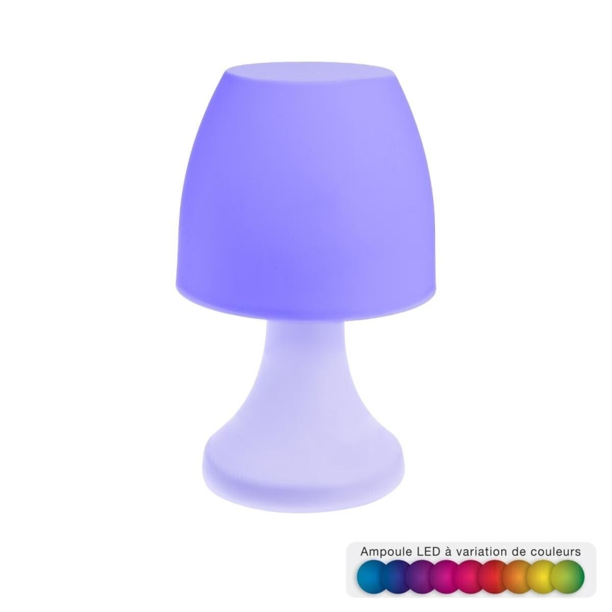 Atmosphera - LED RGB Ulkokäyttöön tarkoitettu pöytävalaisin DOKK LED/3xAAA 19,5 cm IP44