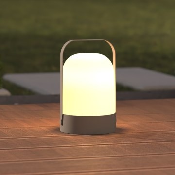 Atmosphera - LED Ulkotila kannattava pöytävalaisin JERTA LED/2xAA IP44