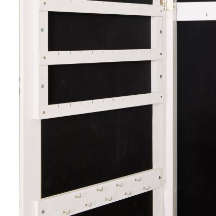 Atmosphera - LEXY pystypeili korurasialla 158x38 cm valkoinen