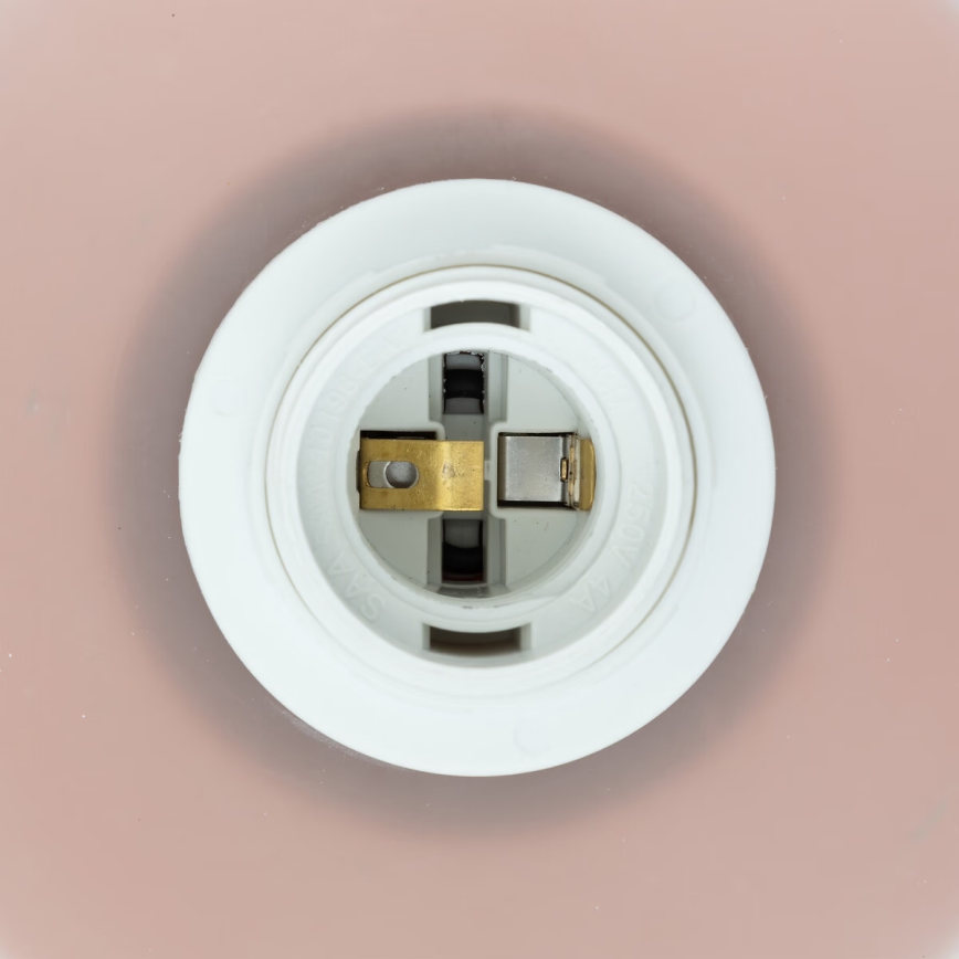 Atmosphera - Pöytälamppu ASTI 1xE27/60W/230V tiilenpunainen