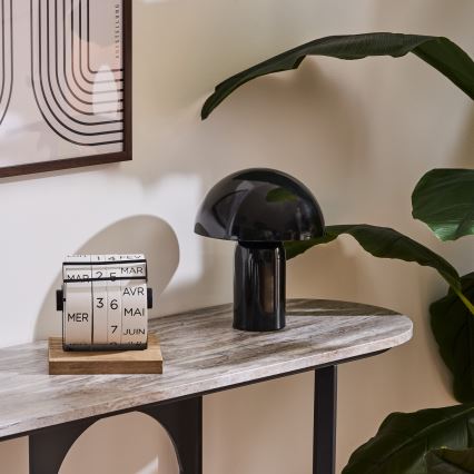 Atmosphera - Pöytälamppu LITO 1xE27/25W/230V musta