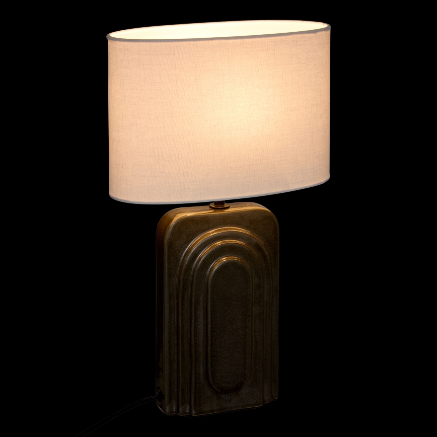 Atmosphera - Pöytälamppu MONIA 1xE14/60W/230V musta/valkoinen