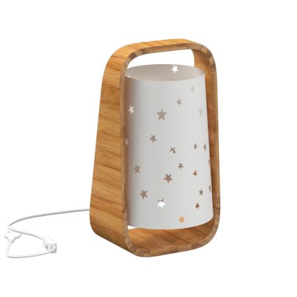 Atmosphera - Pöytälamppu STARS 1xE14/40W/230V bambu