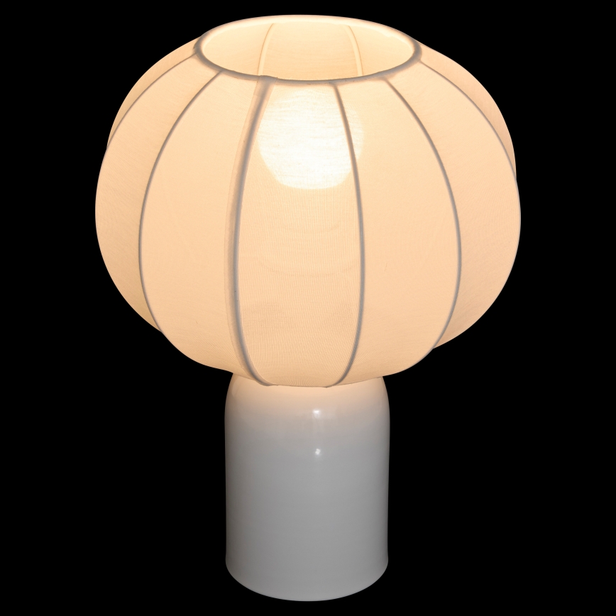 Atmosphera - Pöytälamppu TOBIE 1xE27/60W/230V valkoinen