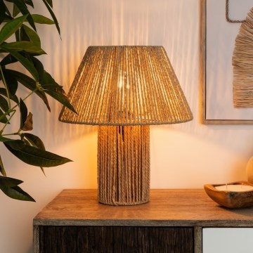 Atmosphera - Pöytävalaisin ADRIA 1xE27/40W/230V juutti