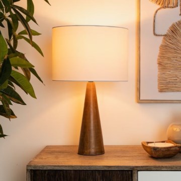 Atmosphera - Pöytävalaisin AINA 1xE27/25W/230V mänty