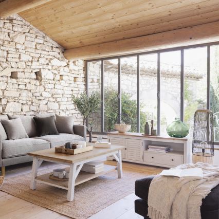 Atmosphera - Pöytävalaisin ANEA 1xE27/40W/230V rottinki