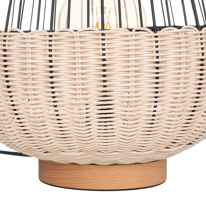 Atmosphera - Pöytävalaisin ANEA 1xE27/40W/230V rottinki