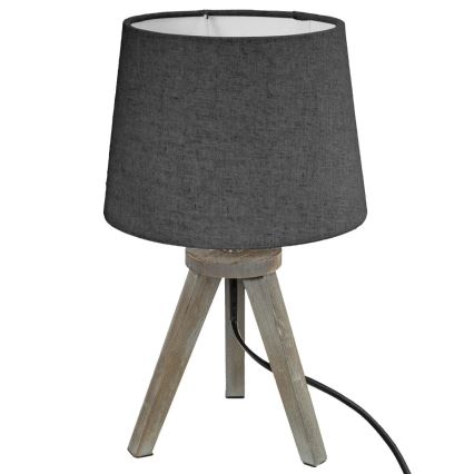 Atmosphera - Pöytävalaisin MINI 1xE14/25W/230V mänty/harmaa