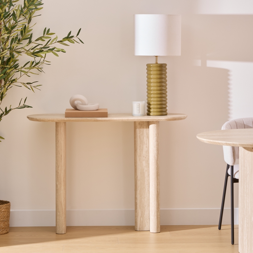 Atmosphera - Pöytävalaisin VINUS 1xE27/60W/230V khakinvärinen