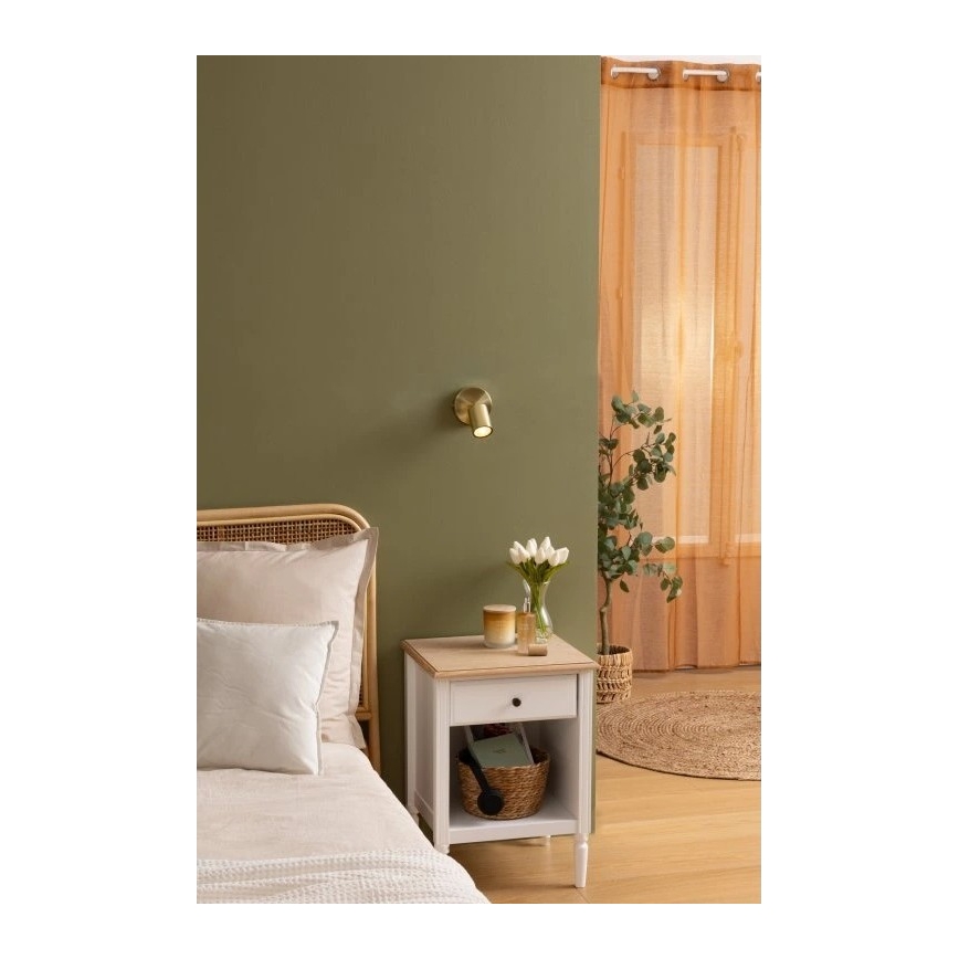 Atmosphera - Seinäkohdevalaisin VICO 1xGU10/25W/230V kultainen