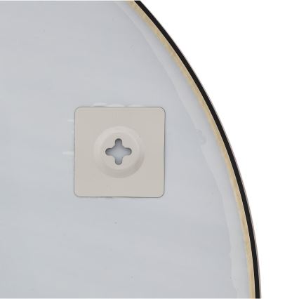 Atmosphera - Seinälle asennettava peili ALICE halkaisija 70 cm musta