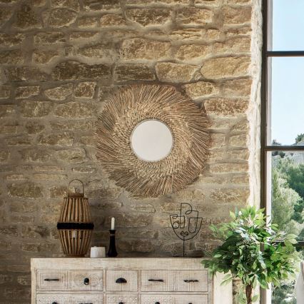 Atmosphera - Seinäpeili AEL halkaisija 80 cm ruoko