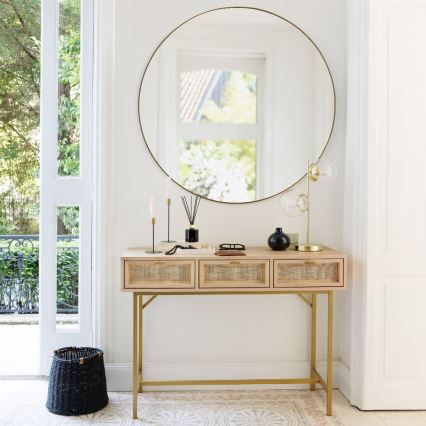 Atmosphera - Seinäpeili ALICE halkaisija 110 cm kulta