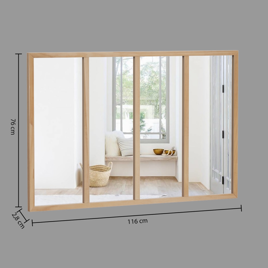 Atmosphera - Seinäpeili NAE 76x116 cm Keisaripuu