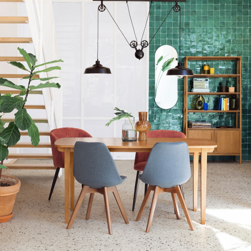 Atmosphera - Seinäpeili SELENA 112x40 cm musta