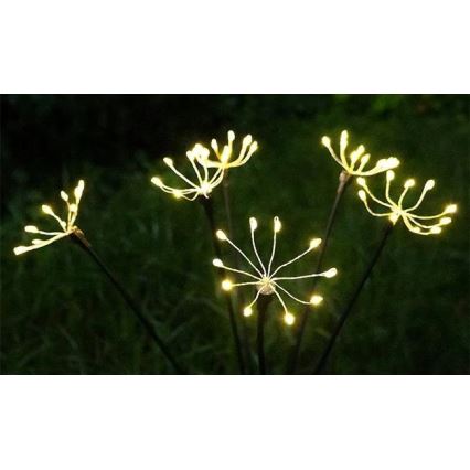 Aurinkokäyttöinen LED-koristevalaisin anturilla, LED/1,2V, 3000K, 73 cm, 600 mAh, IP44