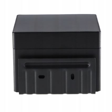 Aurinkokäyttöinen LED-seinävalaisin anturilla LED/5W/3,7V 2000 mAh IP44 musta