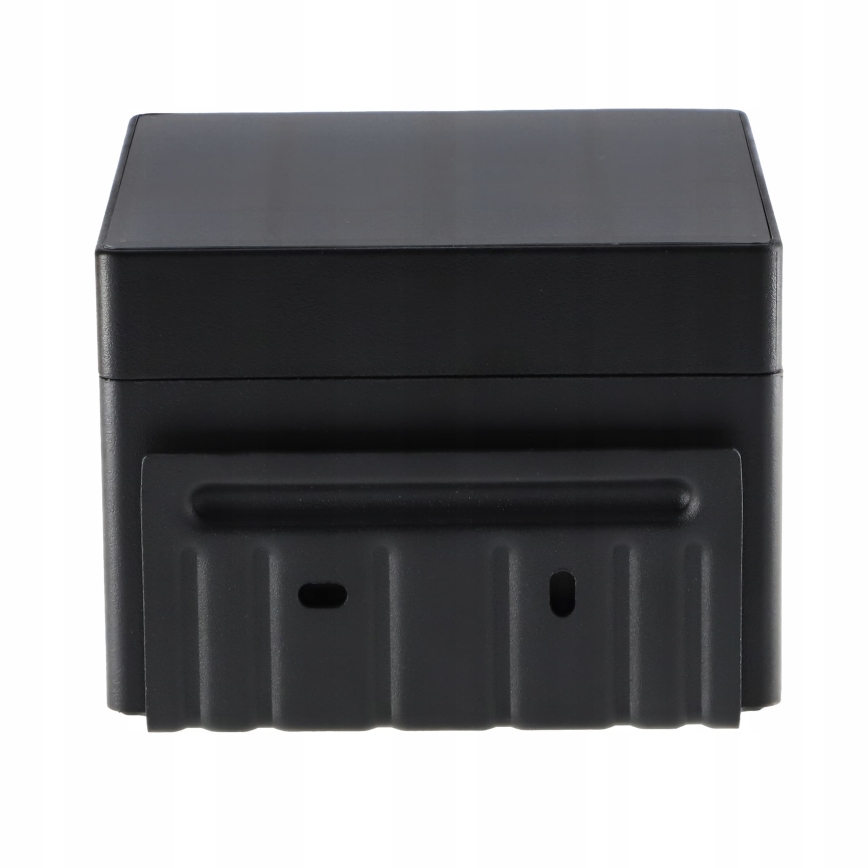 Aurinkokäyttöinen LED-seinävalaisin anturilla LED/5W/3,7V 2000 mAh IP44 musta