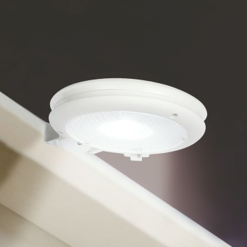 Aurinkokäyttöinen LED-seinävalaisin LED/1,2V 1000 mAh IP44, valkoinen
