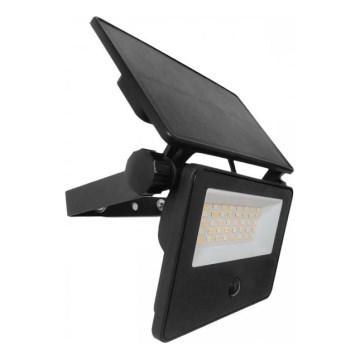 Aurinkokäyttöinen LED-valonheitin anturilla NCS G2 LED/20W/3,7V 3000/4000/6500K IP54 2600 mAh