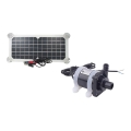 Aurinkokäyttöinen pumppu aurinkopaneelilla, USB-liitännällä, 900 l/h, 20 W