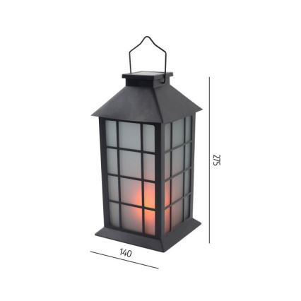 Aurinkokennolla toimiva LED-riippuvalaisin CANDELIO MILKY LED/1xAA 1600K IP44 200 mAh