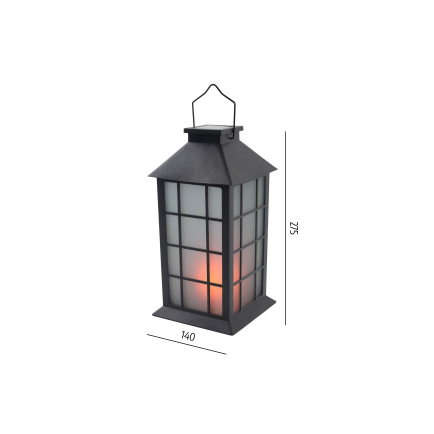 Aurinkokennolla toimiva LED-riippuvalaisin CANDELIO MILKY LED/1xAA 1600K IP44 200 mAh