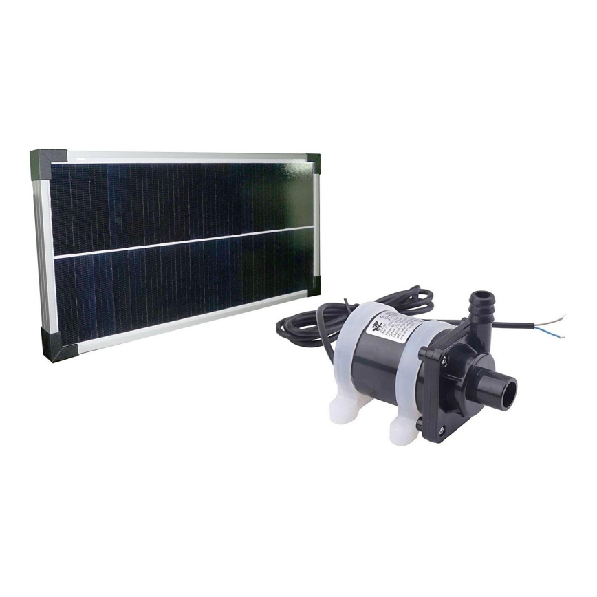 Aurinkopumppu aurinkopaneelilla, virtaus 900 l/h, 20 W