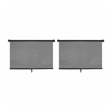 Aurinkoverho 45 cm 2 kpl harmaa