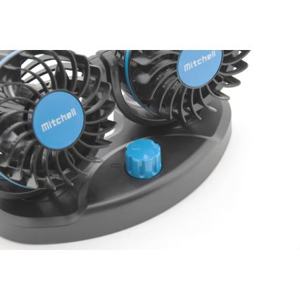 Auto kojelaudan tuuletin USB 3W/5V musta