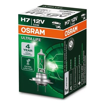 Autolamppu ULTRA LIFE H7 PX26d/55W/12V - Osram
