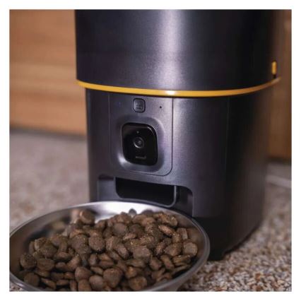 Automaattinen ruokinta-annostelija mikrofonilla ja kameralla 4l/5V/3xD Wi-Fi