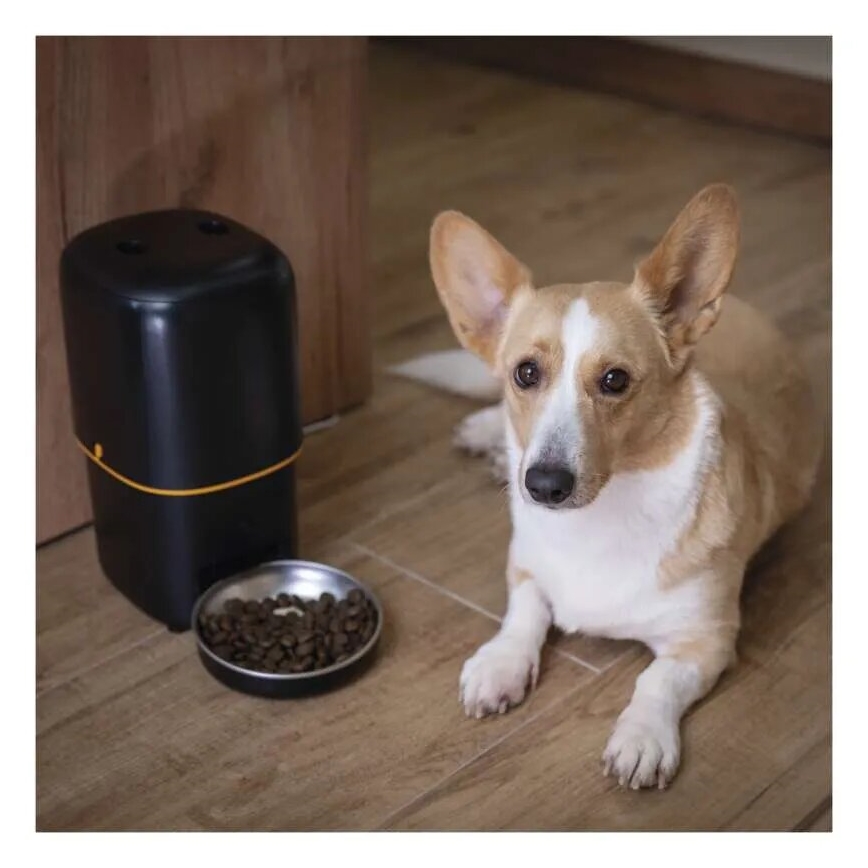 Automaattinen ruuanannostelija 4 l/5V/3xD musta Wi-Fi