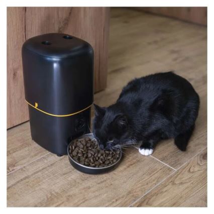 Automaattinen ruuanannostelija 4 l/5V/3xD musta Wi-Fi