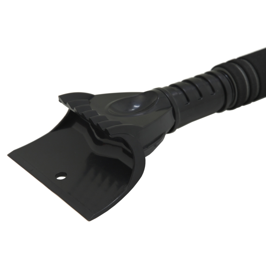 Auton jääraappa teleskooppivarrella ja harjalla 100 cm musta/hopea