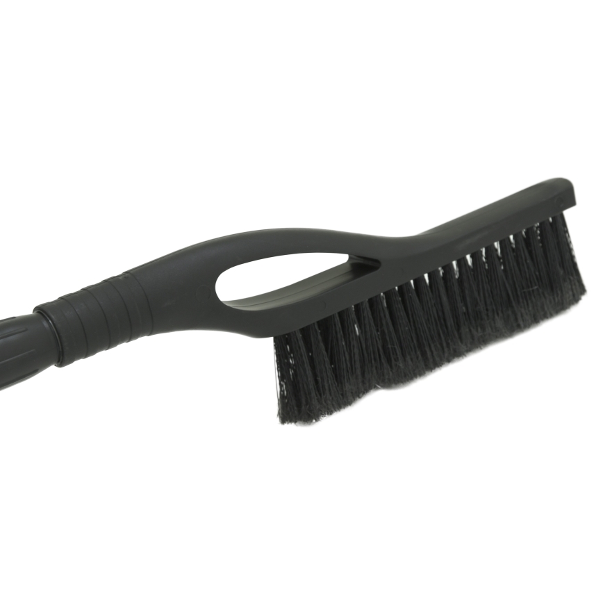 Auton jääraappa teleskooppivarrella ja harjalla 100 cm musta/hopea