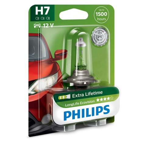 Autopolttimo Philips ECOVISION 12972LLECOB1 H7 PX26d/55W/12V